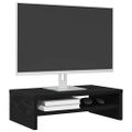 vidaXL Stojan na monitor, čierny dub, 42x24x13 cm, umelé drevo