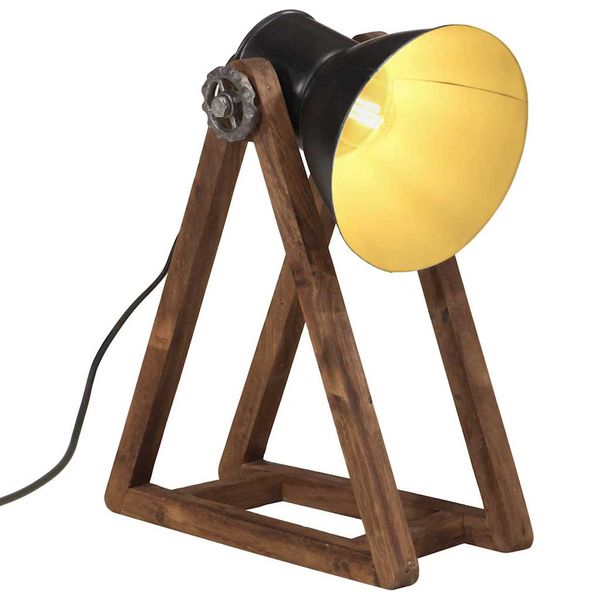 vidaXL Stolová lampa 25 W čierna 30x17x40 cm E27