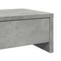 vidaXL Stojan na monitor a zásuvky betónový 100x27x15 cm kompoz. drevo