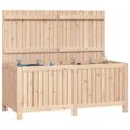 vidaXL Záhradný úložný box 147x68x64 cm masívna borovica