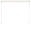 vidaXL Zaťahovacia markíza 150x150 cm krémová