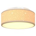 vidaXL Stropná lampa so bodmi Sivohnedá 30 x 30 x 13,5 cm látka