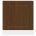 vidaXL Panel umývačky riadu Kalmar hnedý dub 60x1,5x57 cm kompozitné drevo