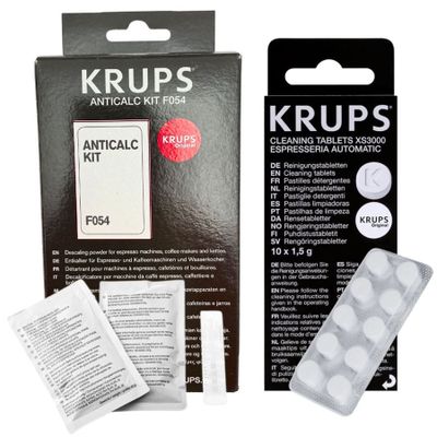 Krups F0540010 odvápňovač + XS300010 čistiace tablety pre espressá Krups