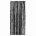vidaXL Sametové závesy 2 ks Sivá 175 x 140 cm Zamat