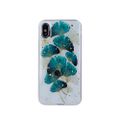 Puzdro Gold Glam pre Samsung Galaxy S21 listy