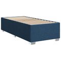 vidaXL Posteľ boxspring s matracom Modrá 80 x 200 cm Látka
