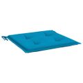 vidaXL Podložky na záhradné stoličky 4 ks 50x50x3 cm, oxfordská látka