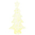 vidaXL Vianočný stromček 160 LED Teplá biela 150 cm Akryl