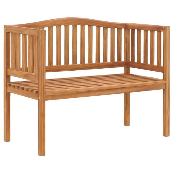 vidaXL Záhradná lavička 120 cm, tíkový masív