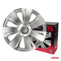 Poklice Energy 15” strieborná sada 4ks COLOR BOX