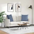vidaXL Vankúše na pohovku 2 pcs Modrá 60 x 60 cm Kordúrová tkanina