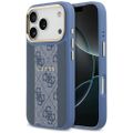 Obal Guess pre iPhone 17 Pro HC MAGSAFE PU W/ 4G PU STRIPE modrý
