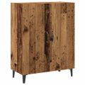 VidaXL Príborník so nástennou skrinkou Old Wood Engineered Wood