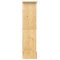 vidaXL Stojan na víno Corona 56x35x134,5 cm borovicový masív