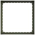 vidaXL Obrubník trávnika 60 x 60 x 35 cm Oceľ Olivovo zelená