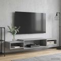 vidaXL Nástenný TV kabinet Nástenná montáž Sivý Sonoma