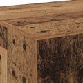 vidaXL Highboard Staré drevo 70 x 42,5 x 185 cm