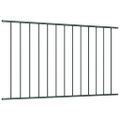vidaXL Plotový panel Woerden s práškovou farbou, oceľ 163x117 cm, antracitový