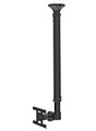 Neomounts  FPMA-C100 / Flat Screen Ceiling Mount (Height: 79-129 cm) / Black Držák, VESA, stropní, pro monitor, úhloprícka 10"-30", náklon 180°, otácení 180°, rotace 360°, nosnost 12kg, cerný