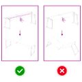 vidaXL Stolová doska bledohnedá 120x40x(2-4) cm ošetrený masívny dub
