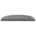 vidaXL Samolepiace schodové rohože 15 ks 80 x 24,5 x 3,5 cm Sivá