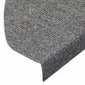 vidaXL Nášľapy na schody samolepiace 20 ks sivé 65x22,5x3,5 cm
