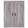 vidaXL Vysoká skrinka sivý dub sonoma 69,5x34x180 cm spracované drevo