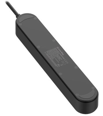 COLORWAY Predlžovací napájací prívod/ 4x Schuko/ 3x USB-A / 1x USB-C/ 45W/ Čierny/ kábel 2m Kábel, predlžovací, napájací, 4× Schuko zásuvka, 3× USB 2.0, 1× USB-C, QC 3.0, Power Delivery, 2m, čierny