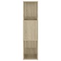 vidaXL Knižnica deliaca stena dub sonoma 60x24x94 cm drevotrieska