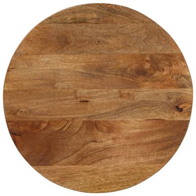 vidaXL Stolová doska Ø 50x2,5 cm okrúhla masívne mangovníkové drevo