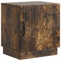vidaXL Nočný stolík 2 ks Dymový dub 43 x 34,5 x 47 cm Kompozitné drevo