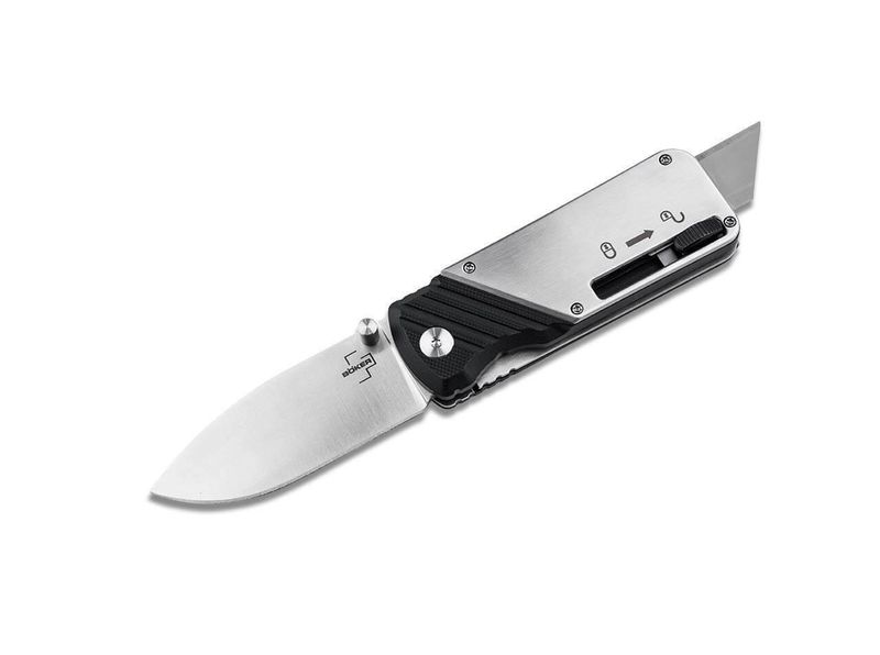 Böker Plus 01BO629 BILL N TED OPERATION vreckový nôž 7,4 cm, čierna, G10, hliník, spona