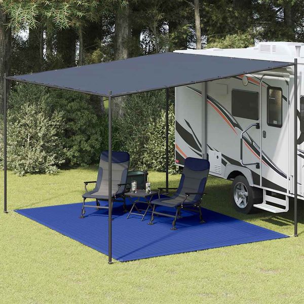 vidaXL Koberec do stanu 300x400 cm modrý HDPE