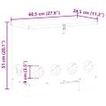 vidaXL Kŕmidlo pre kurčatá 2 Olivovo zelená 60,5 x 29 x 51 cm 25 kg