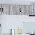 vidaXL Dvierka na umývačku Kalmar Sivý Sonoma 80 x 31 x 40 cm