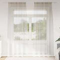 vidaXL Voile záclona 2 ks Krémová 225 x 140 cm Polyester
