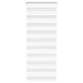 vidaXL Zebra roleta biela 65x150 cm šírka látky 60,9 cm polyester