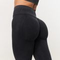 Dámske bezšvové nohavice Fierce Dark Grey - GymBeam, veľkosť L