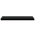 vidaXL Plávajúce nástenné police 2ks, lesklé čierne 80x23,5x3,8cm, MDF