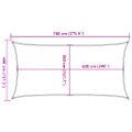vidaXL Tieniaca plachta 160 g/m² červená 4x7 m HDPE