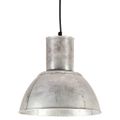vidaXL Závesná lampa 25 W, strieborná, okrúhla 28,5 cm E27