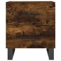 vidaXL Nočné stolíky 2 ks dymový dub 40x35x47,5 cm kompozitné drevo