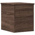 vidaXL Úložný box hnedý dub 30x35x35 cm kompozitné drevo