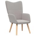 vidaXL kreslo Svetlosivá 62 x 67 x 95,5 cm Sherpa látka