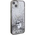 Karl Lagerfeld Case for iPhone 15 Plus 6.7" KLHCP15MLKCNSK Transparent HC LIQ. GLITTER C