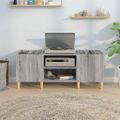vidaXL Skrinka na platne sivá sonoma 121x38x48 cm kompozitné drevo