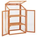 vidaXL Skleník 60x45x100 cm jedľové drevo