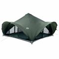 vidaXL Tipi stan Armádna zelená Pre 18 osôb Polyester a oceľ