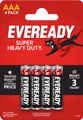 Energizer Eveready Super Heavy Duty AAA R03/4 1,5V 4ks 7638900227550